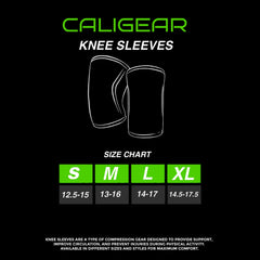 CALIGEAR 7MM KNEE SLEEVES - RANGER GREEN/BLACK