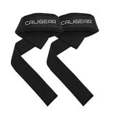 LIFTING STRAPS | PREMIUM PADDED WEIGHTLIFTING STRAPS - BLACK