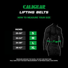 CALIGEAR QUICK LOCKING WEIGHTLIFTING BELT - OLIVEGREEN