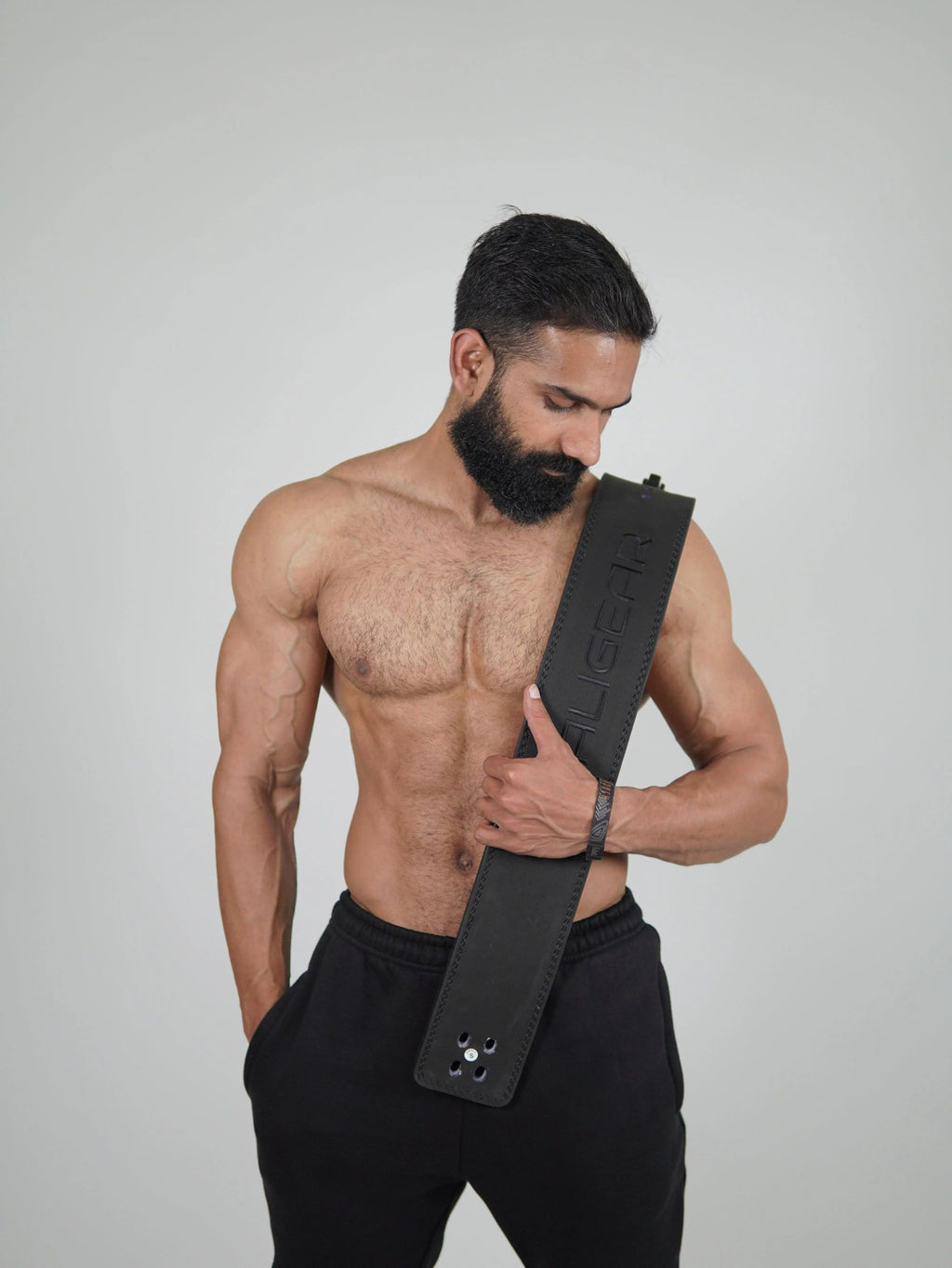 10MM LEVER BELT - BLACK/BLACK - CaliGear