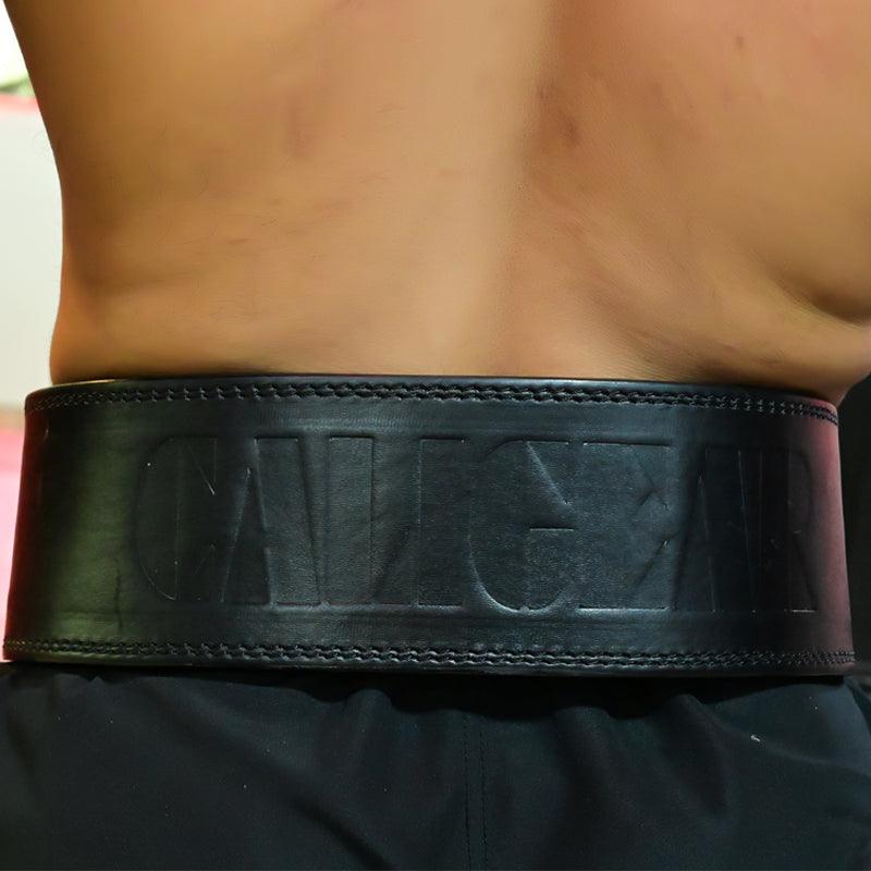 13MM Weightlifting Lever Belt Black - CaliGear