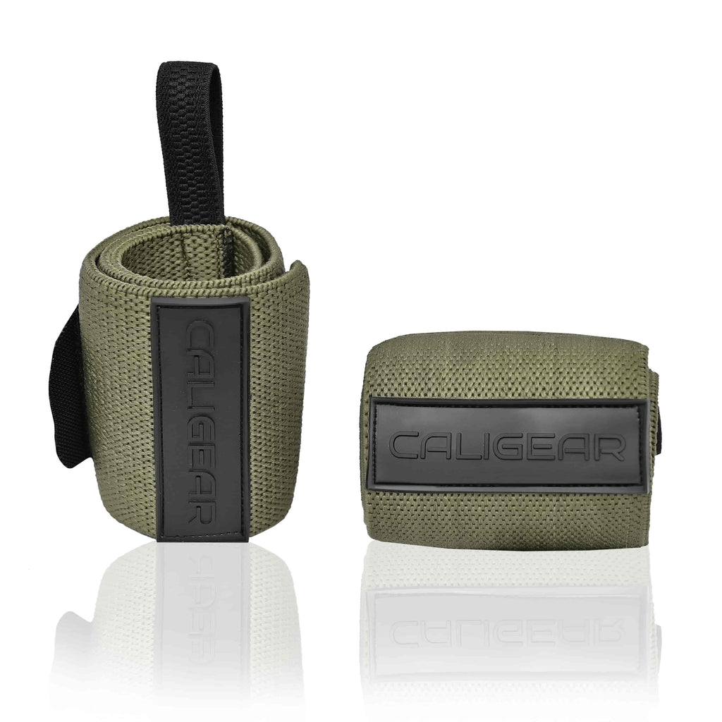 18” WRIST WRAPS - OLIVE GREEN - CaliGear