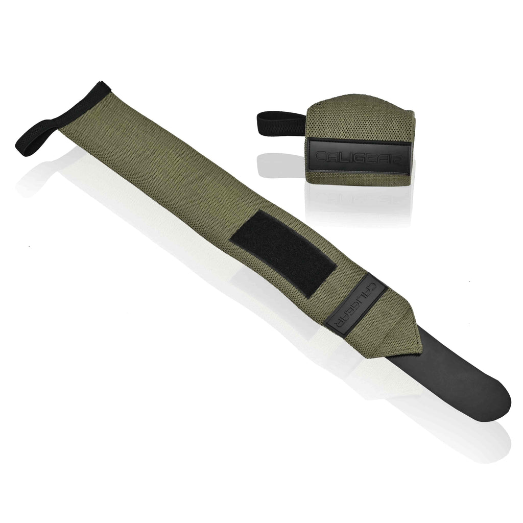 18” WRIST WRAPS - OLIVE GREEN - CaliGear