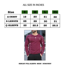 BURGUNDY HENLEY