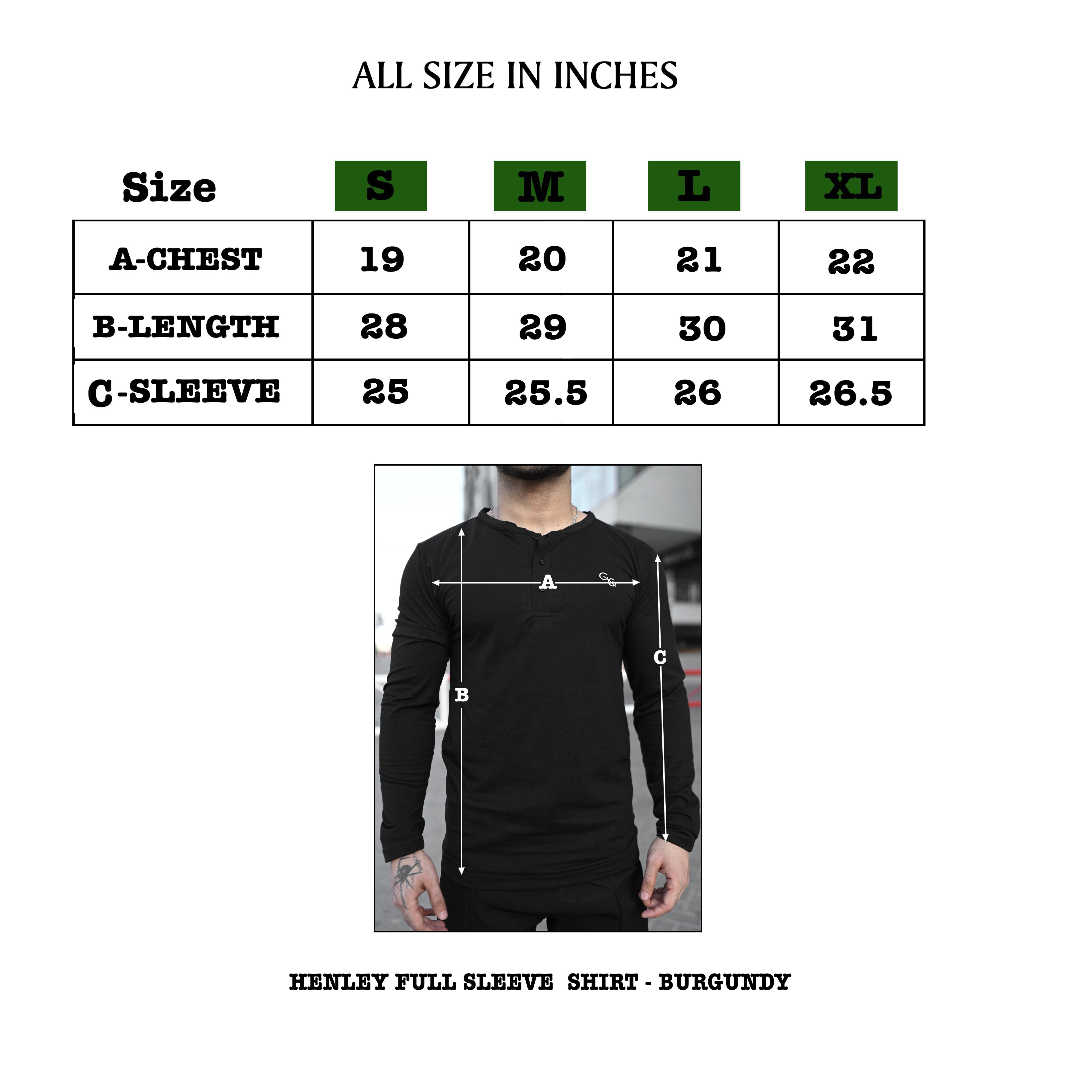 BLACK HENLEY