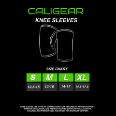 CALIGEAR 7MM KNEE SLEEVES - Black/RANGER GREEN