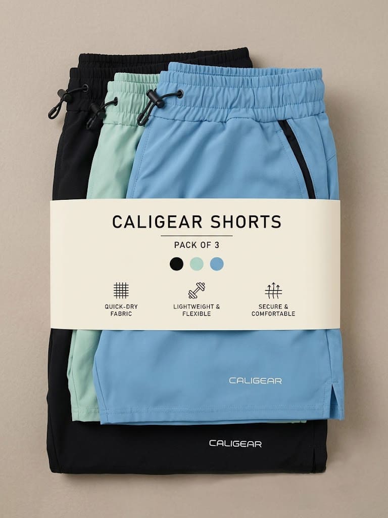 Pack 3 Micro Fit Shorts