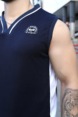 MESH TANK - NAVY BLUE