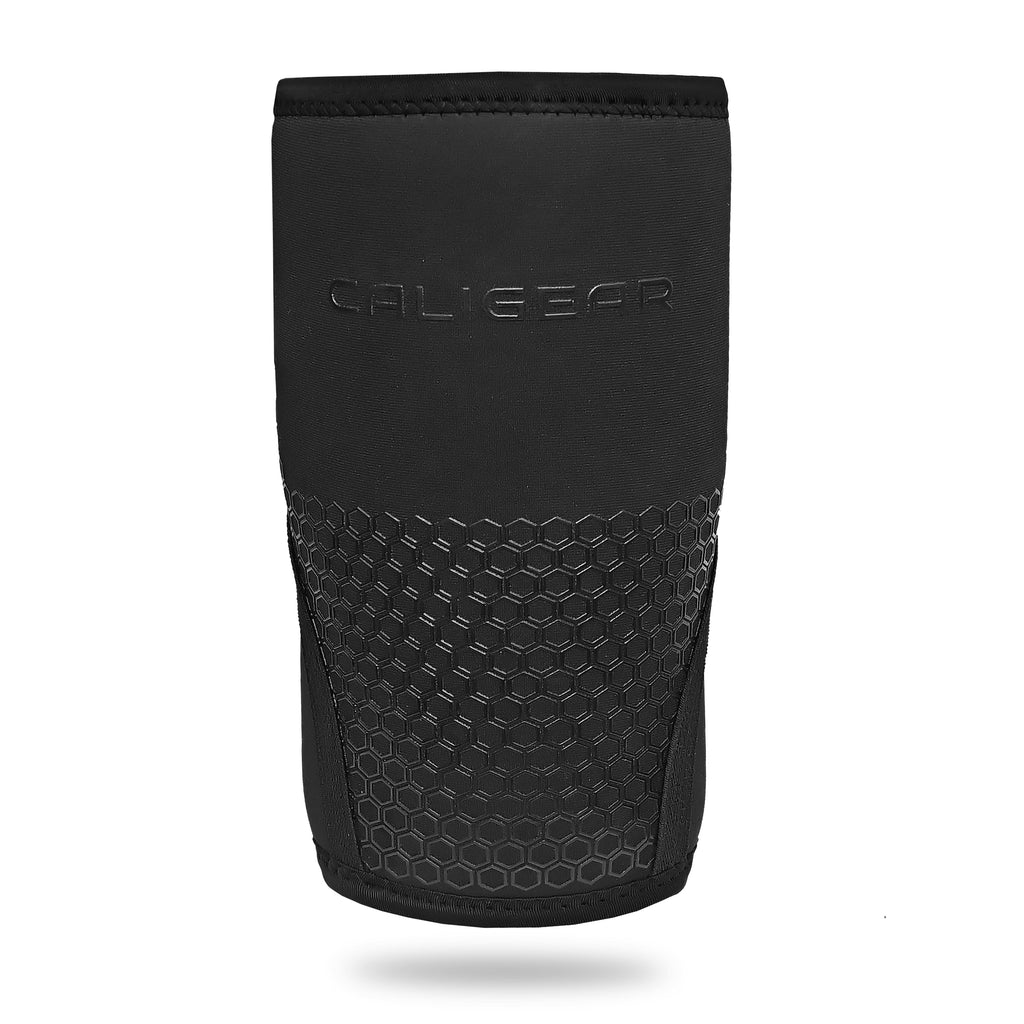 7MM KNEE SLEEVES - BLACK/BLACK - CaliGear