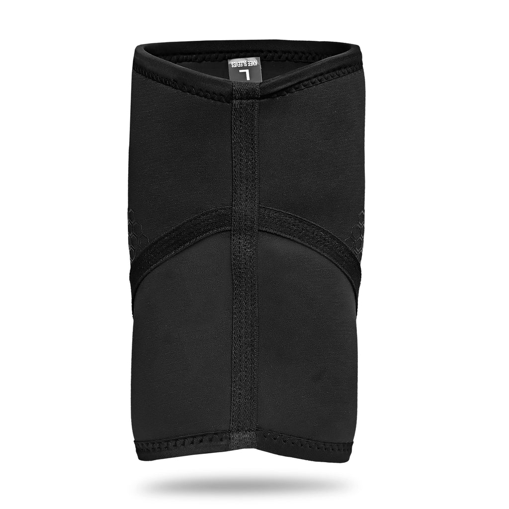 7MM KNEE SLEEVES - BLACK/BLACK - CaliGear