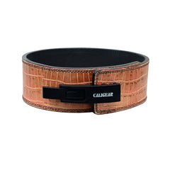 Crocodile Skin Weightlifting Lever Belt