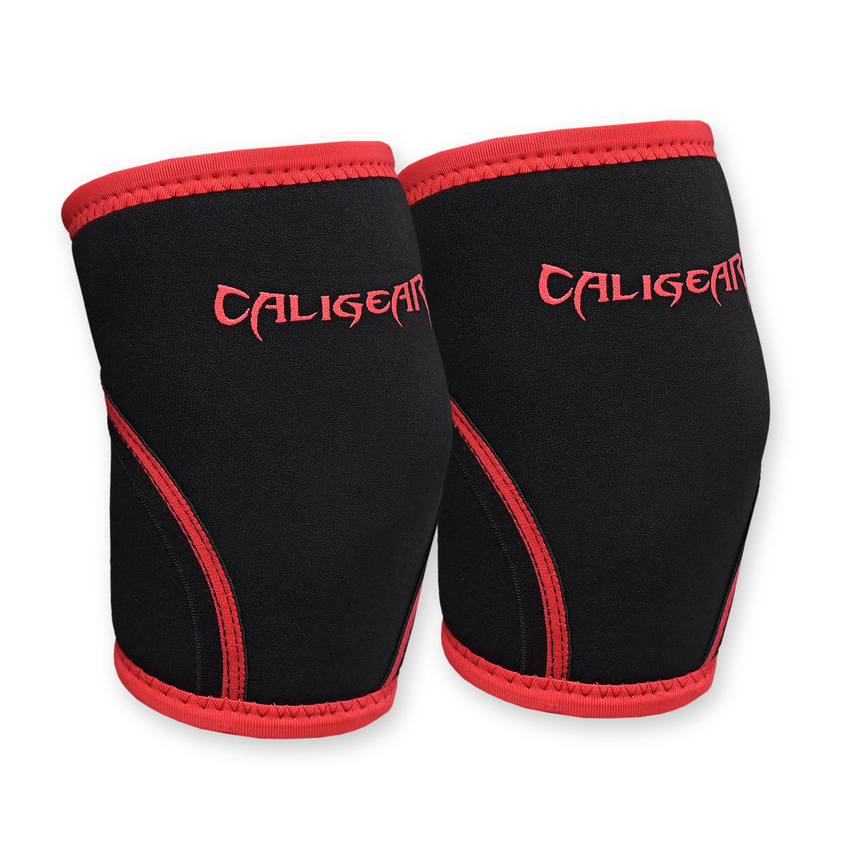 CALIGEAR 7MM ELBOW SLEEVE - BLACK/RED
