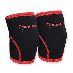 CALIGEAR 7MM ELBOW SLEEVE - BLACK/RED