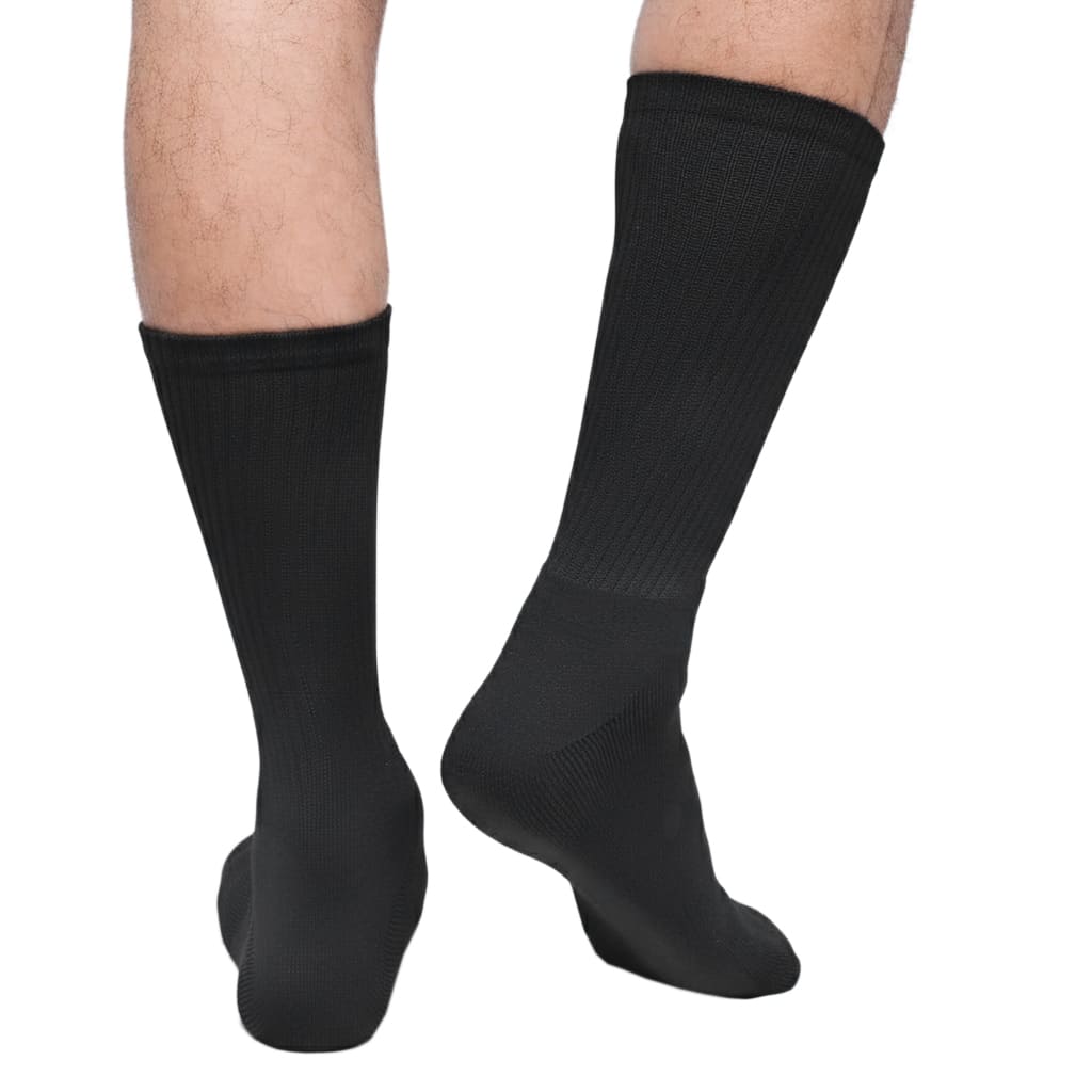 CALIGEAR BLACK FRONT KNIT ORGANIC SOCKS