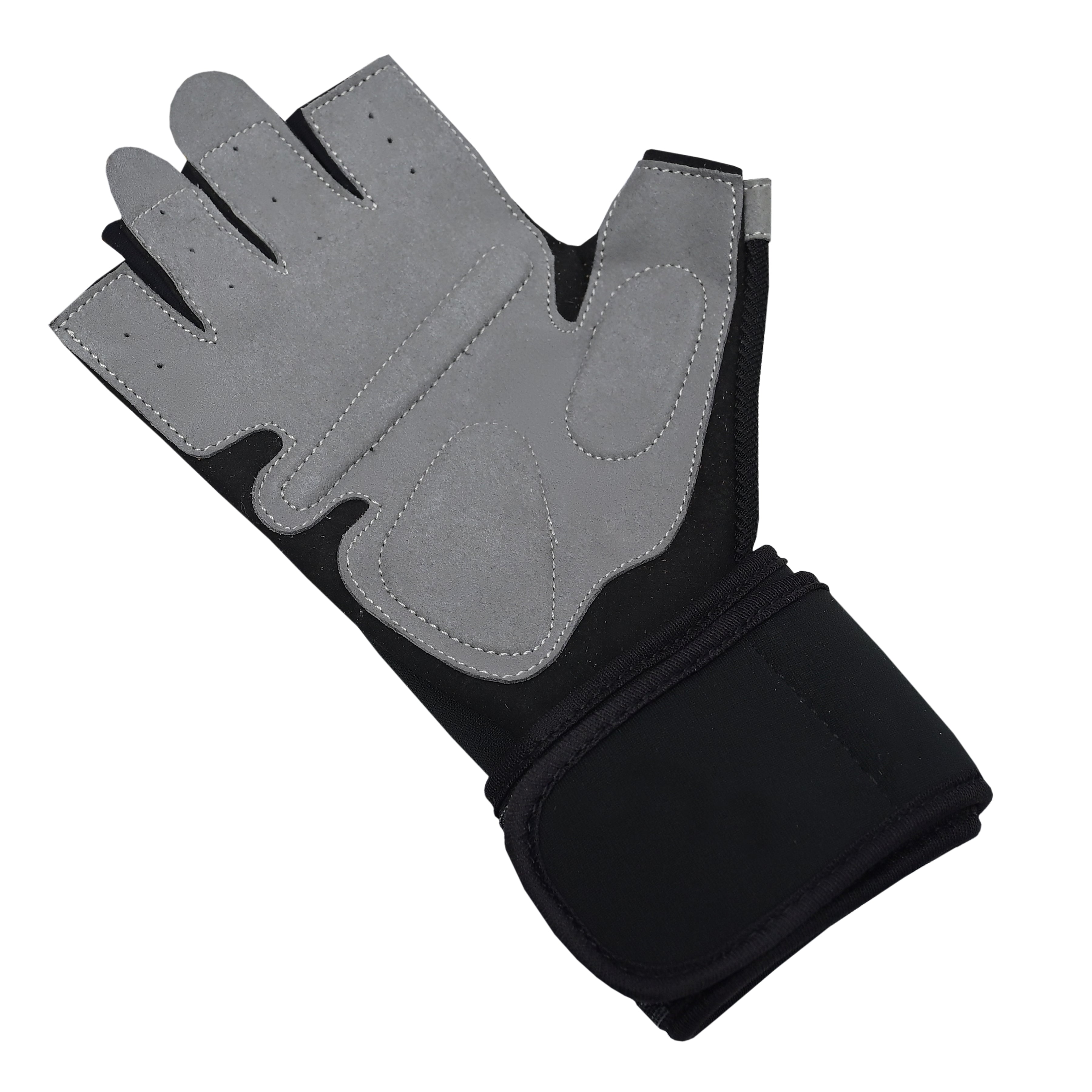 WRAP LIFTING GLOVES-Black