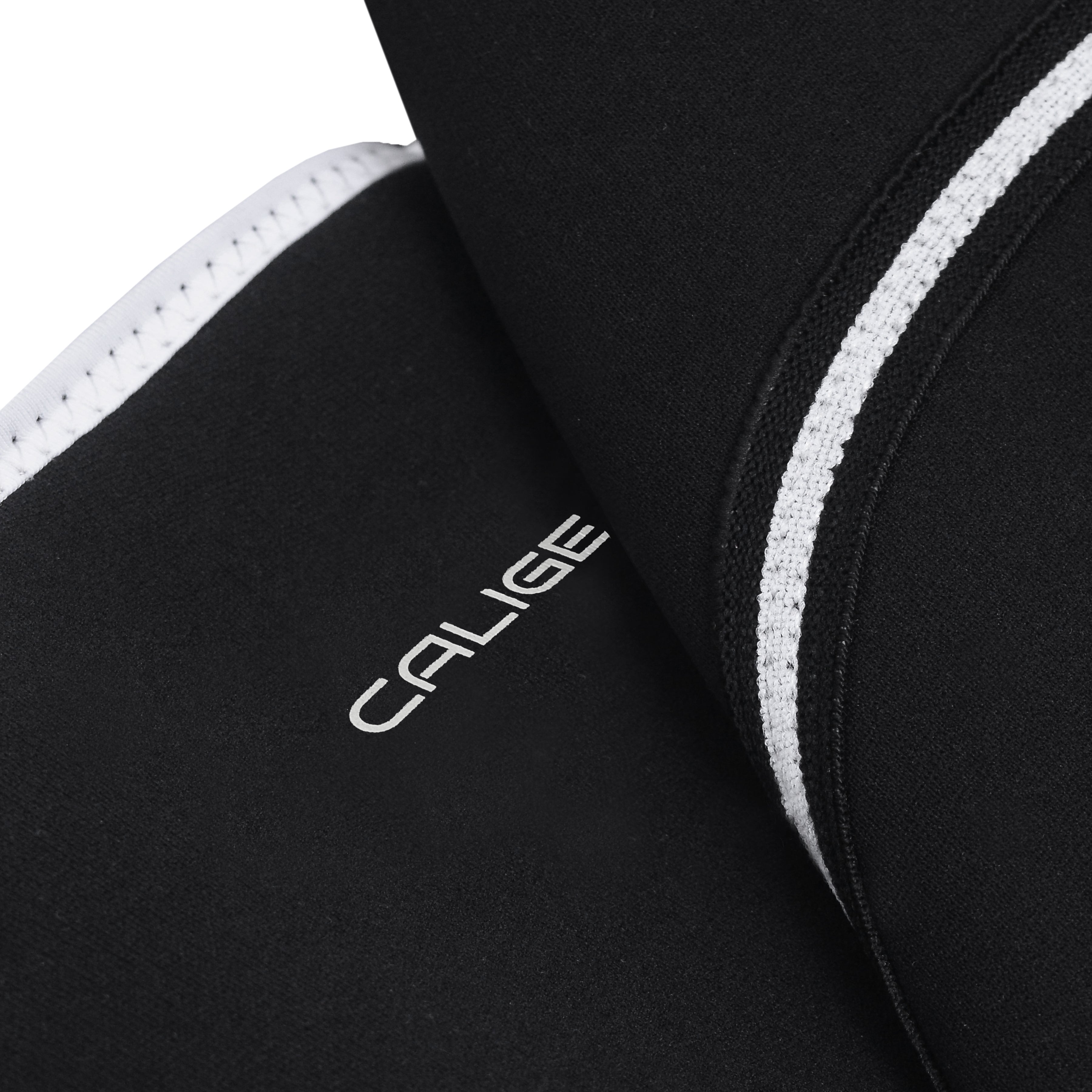 CALIGEAR 7MM KNEE SLEEVES - BLACK/WHITE - CaliGear