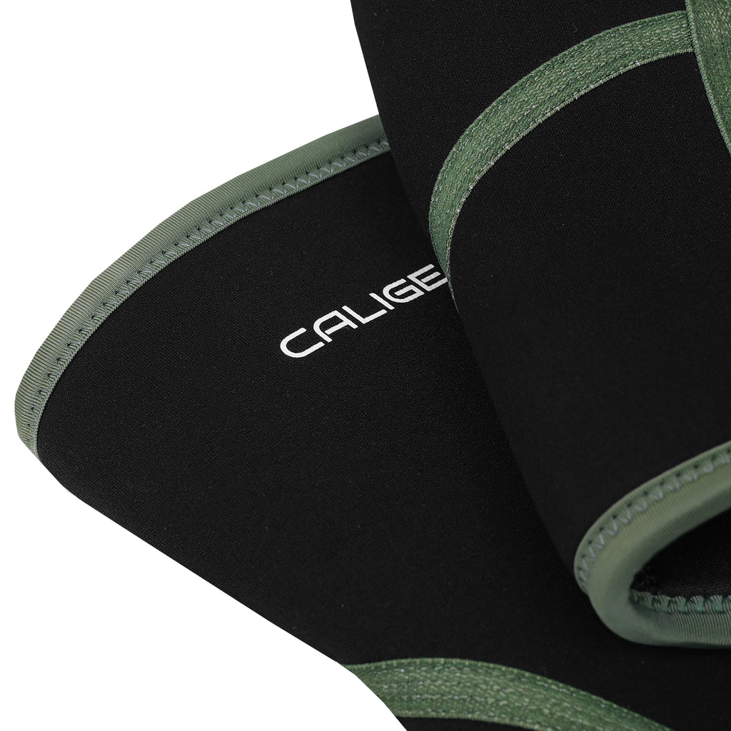 CALIGEAR 7MM KNEE SLEEVES - Black/RANGER GREEN - CaliGear