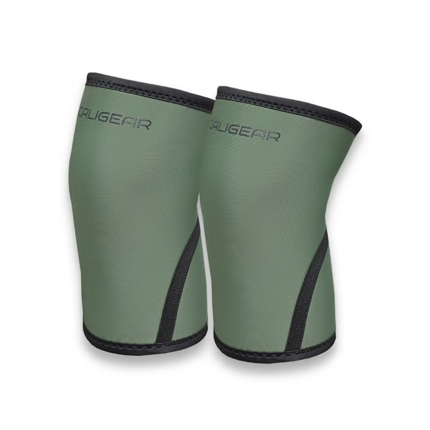CALIGEAR 7MM KNEE SLEEVES - RANGER GREEN/BLACK - CaliGear