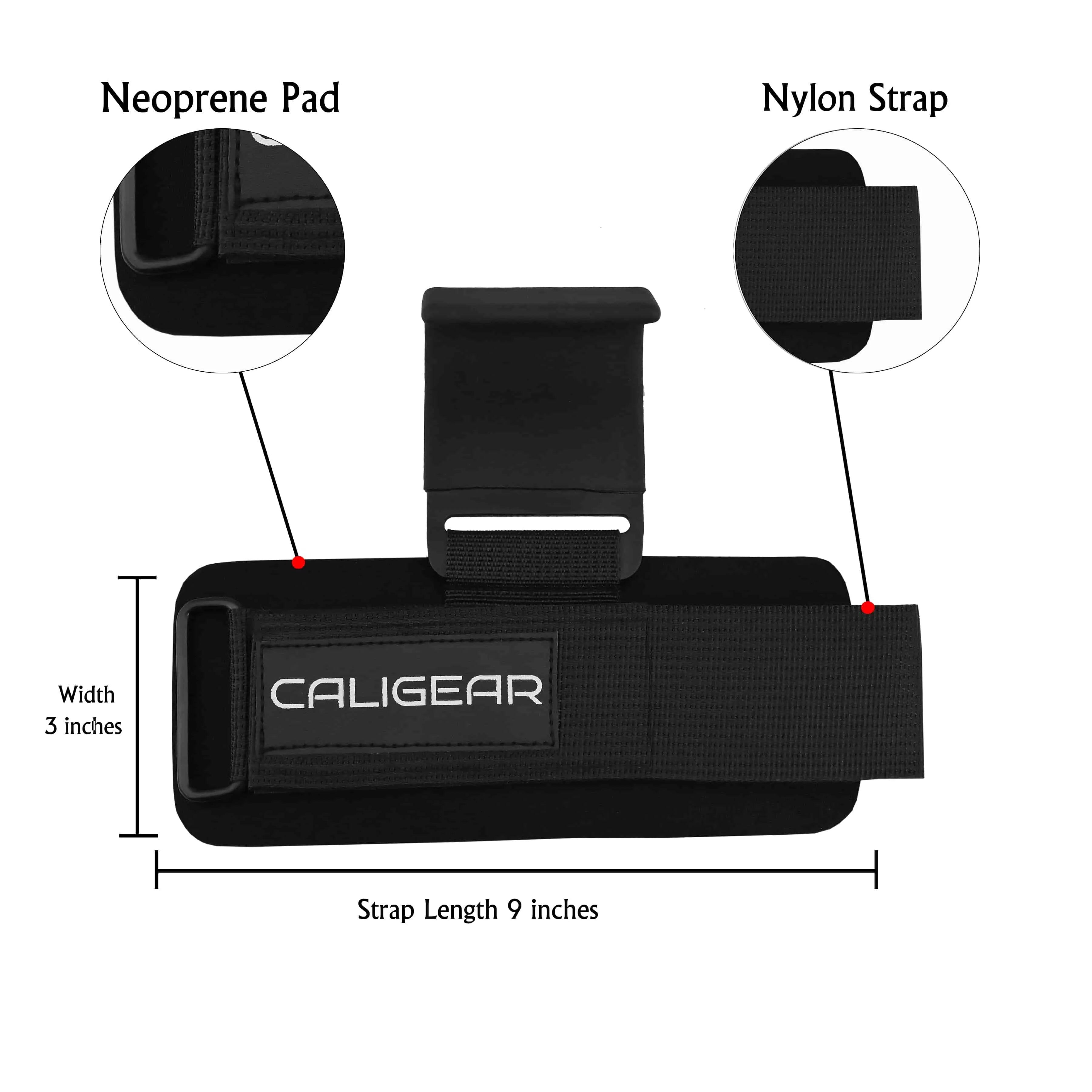 CALIGEAR LIFTING HOOK - BLACK - CaliGear