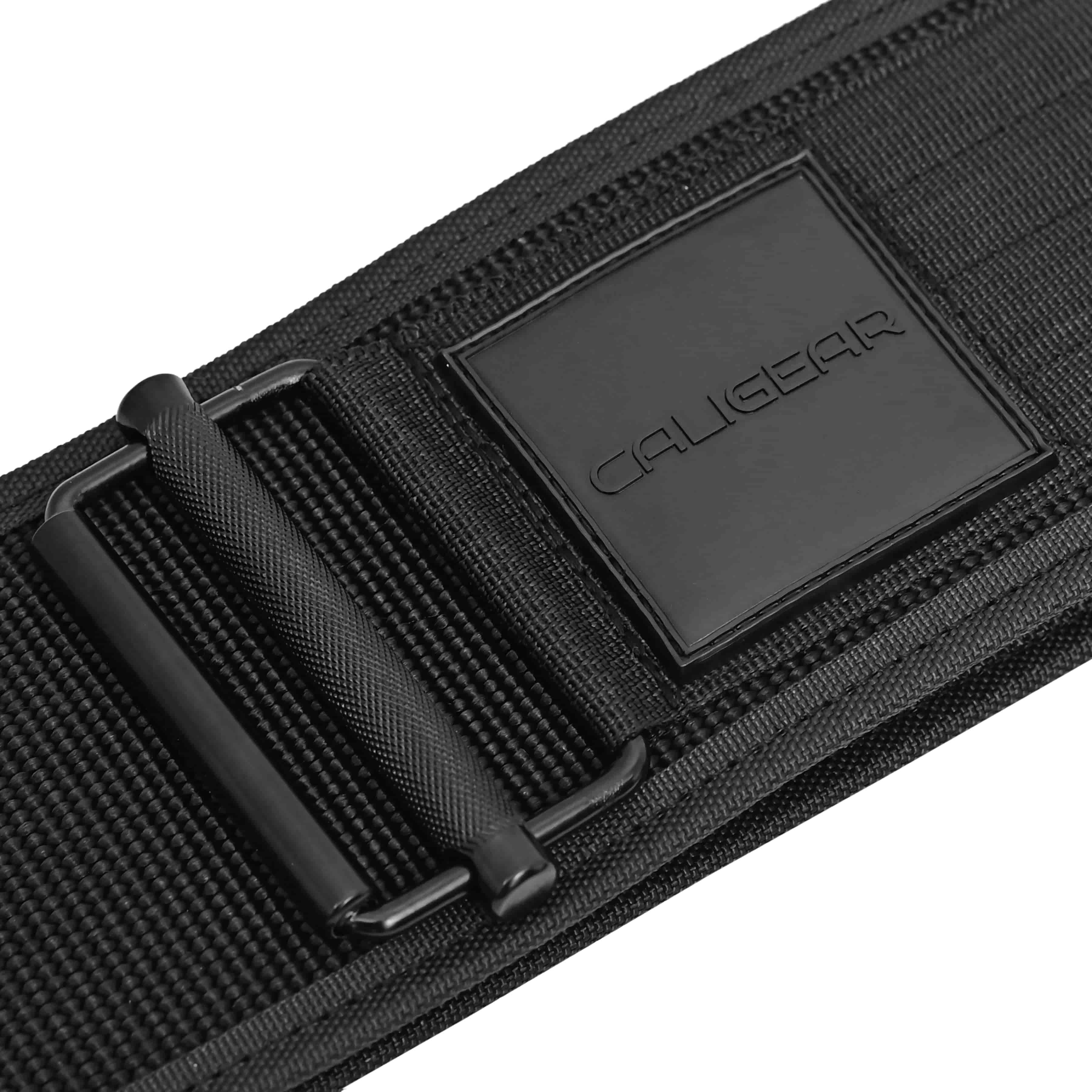 CALIGEAR QUICK LOCKING WEIGHTLIFTING BELT - BLACK - CaliGear