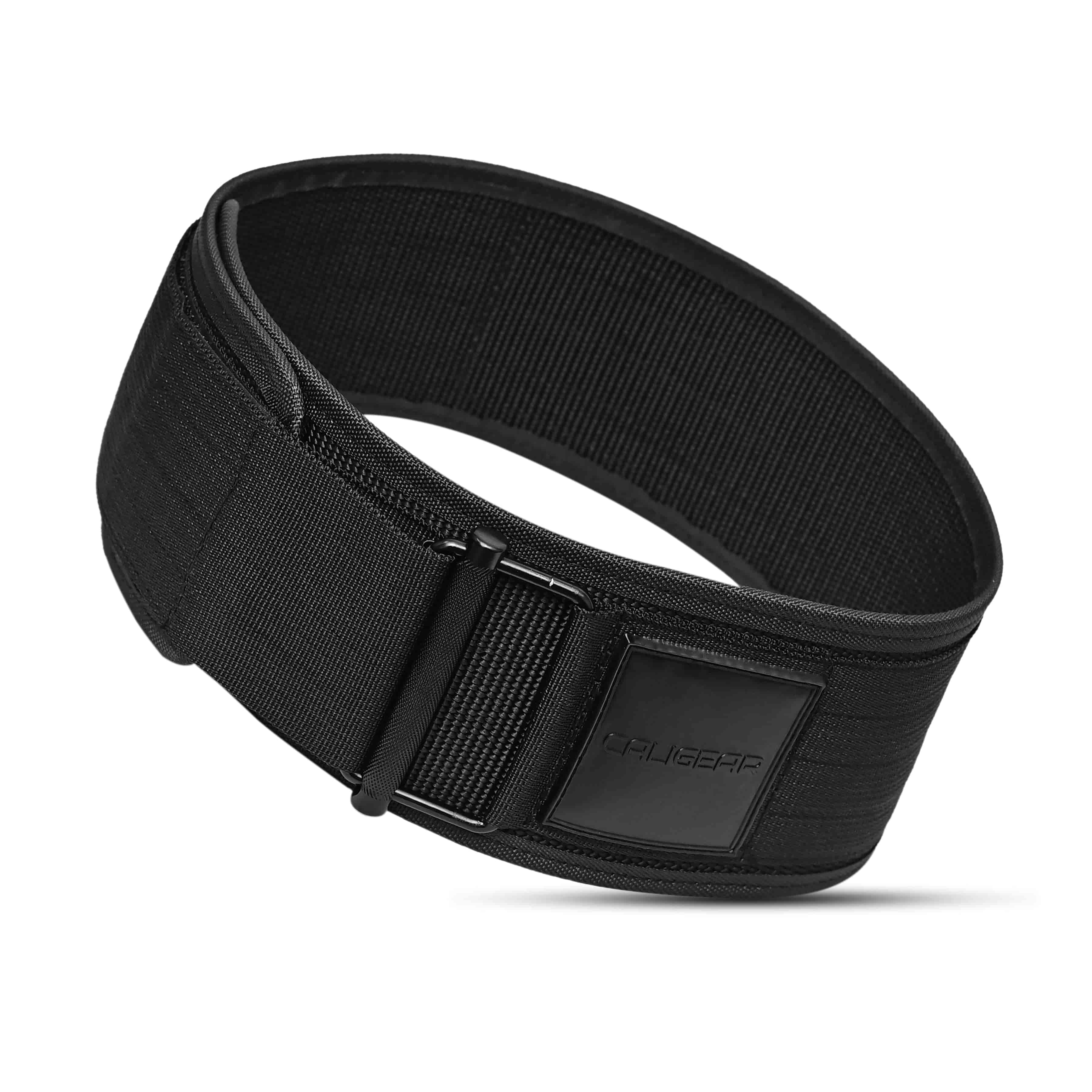 CALIGEAR QUICK LOCKING WEIGHTLIFTING BELT - BLACK - CaliGear