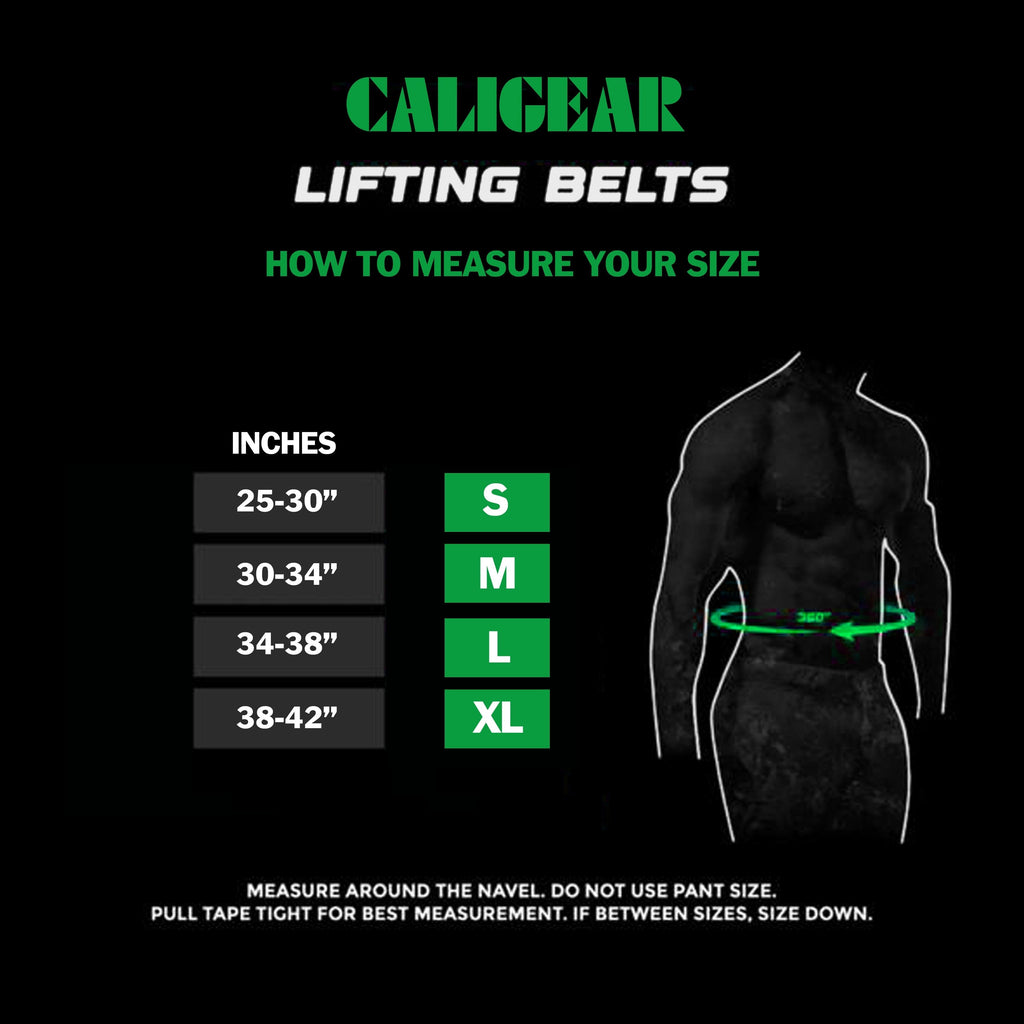 CALIGEAR QUICK LOCKING WEIGHTLIFTING BELT - BLACK - CaliGear