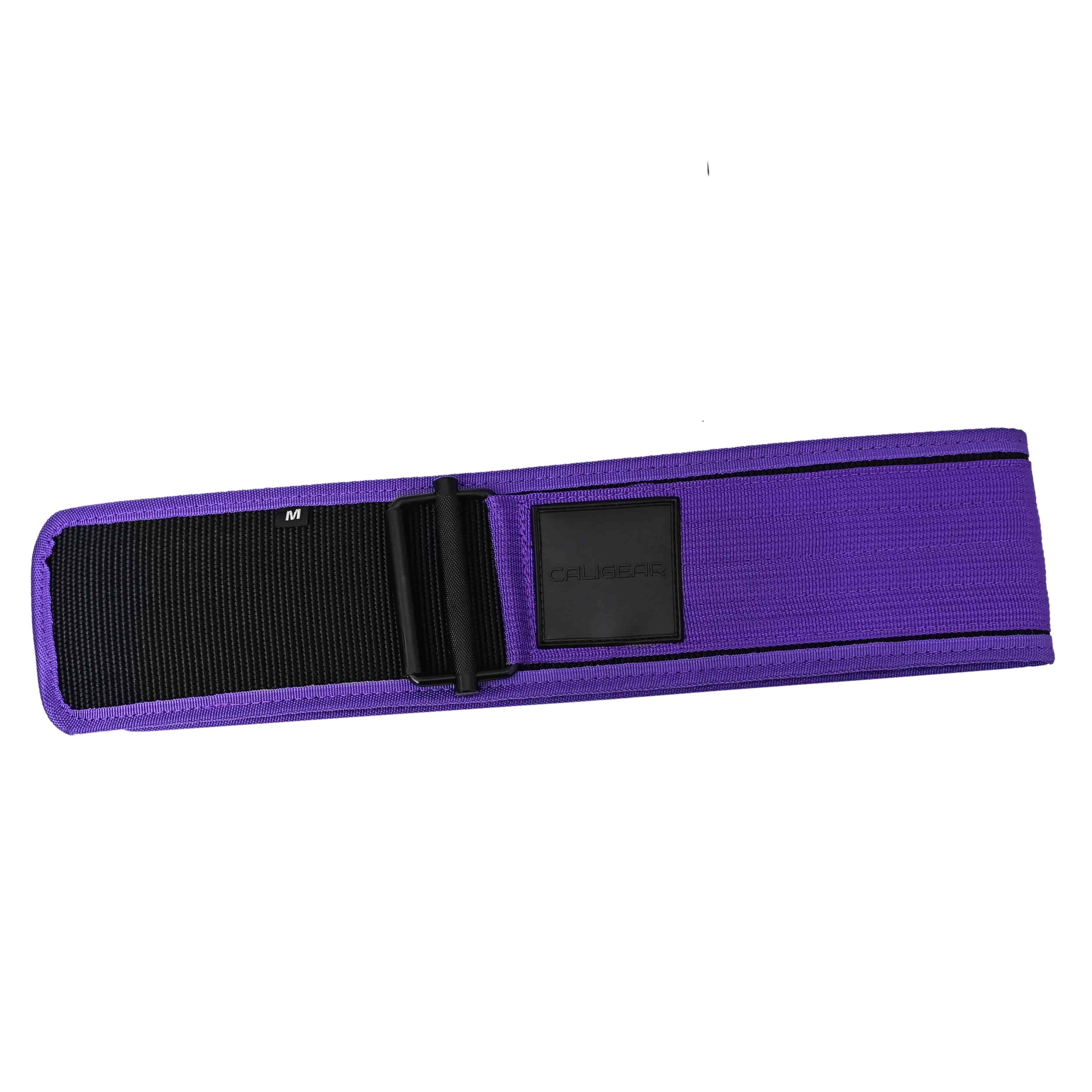 CALIGEAR QUICK LOCKING WEIGHTLIFTING BELT - PURPLE - CaliGear