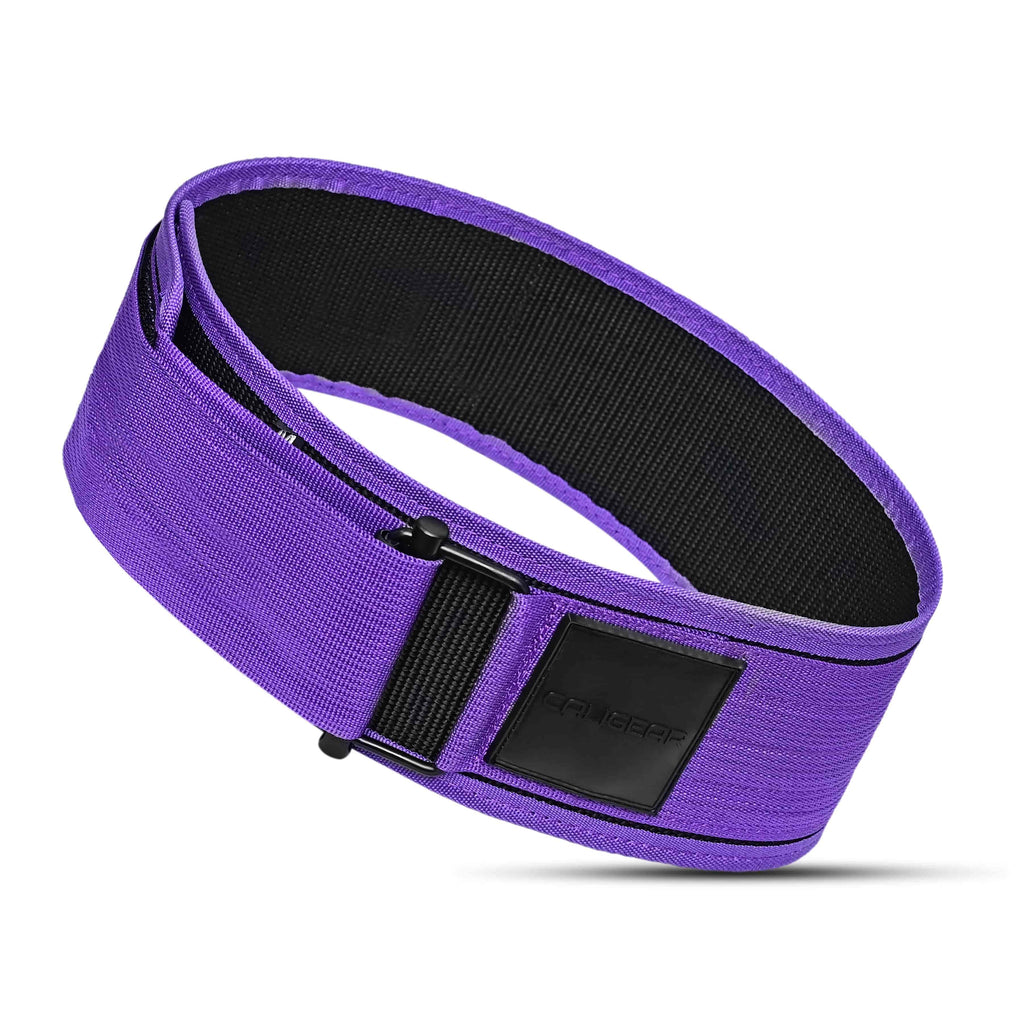 CALIGEAR QUICK LOCKING WEIGHTLIFTING BELT - PURPLE - CaliGear
