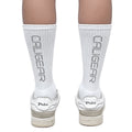 CALIGEAR WHITE BACK KNIT ORGANIC SOCKS - CaliGear