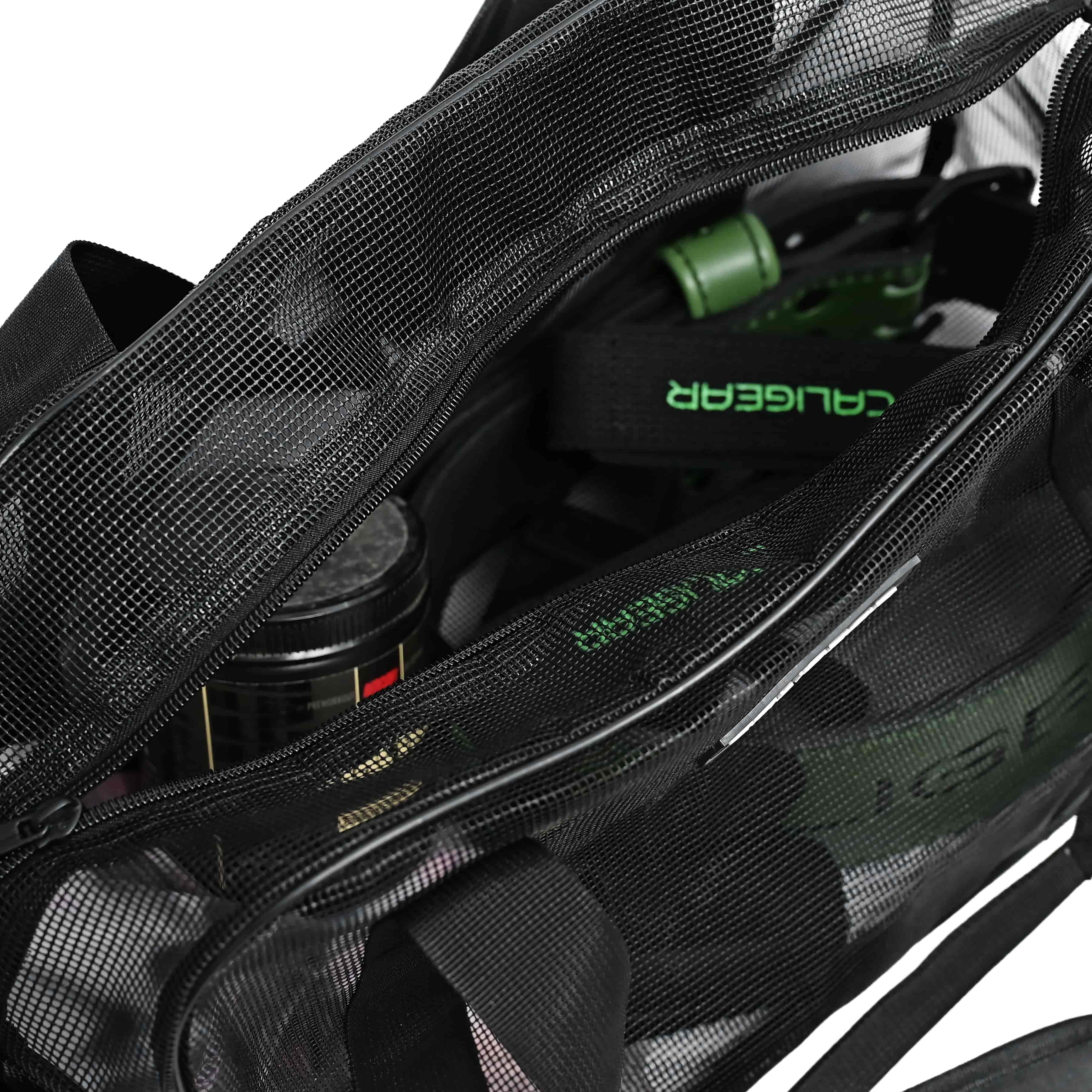 CALIGEAR YOGA MESH BAG - BLACK - CaliGear