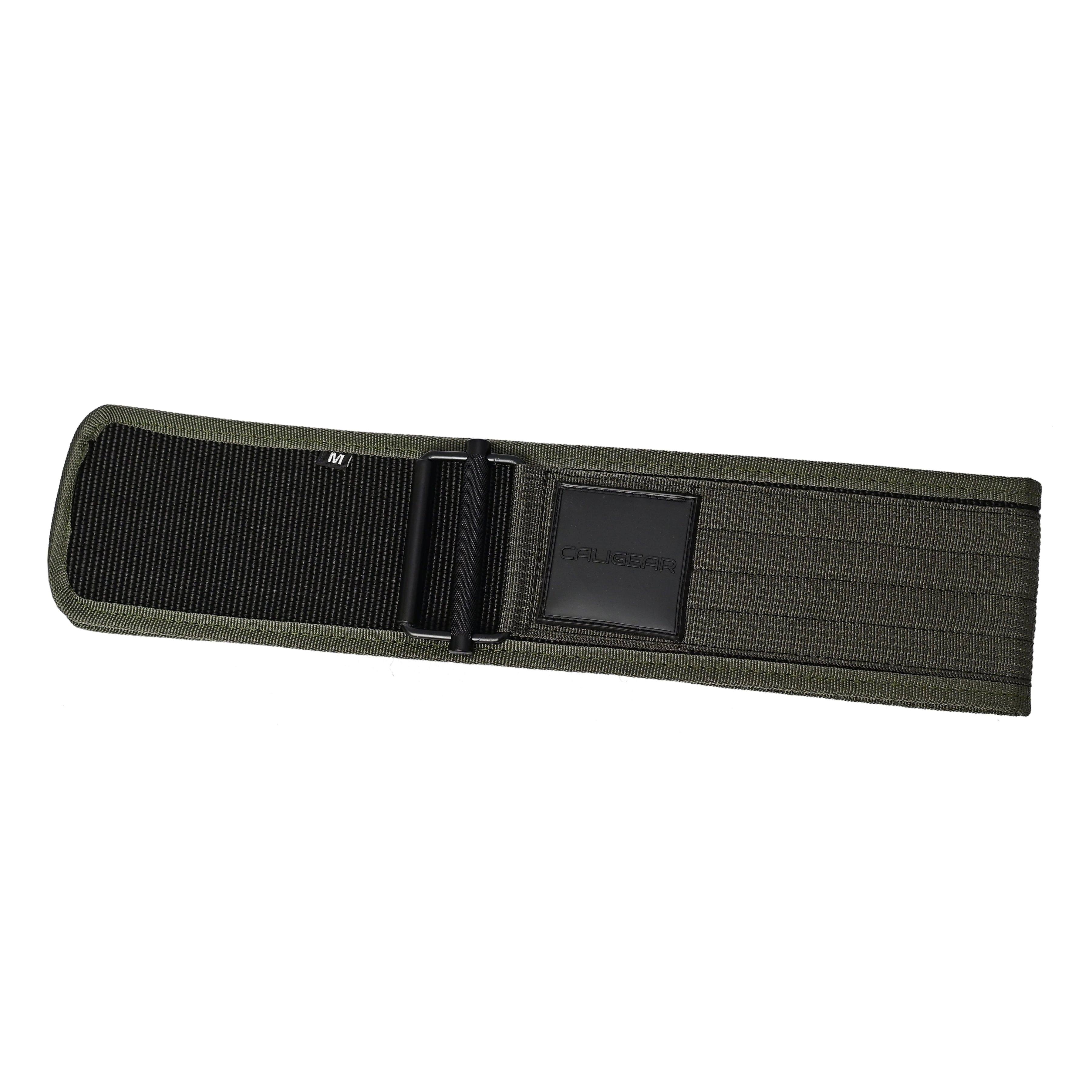 CALIGEAR QUICK LOCKING WEIGHTLIFTING BELT - OLIVEGREEN