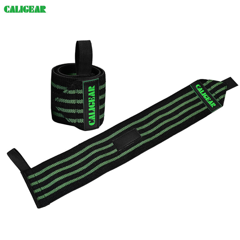 Green Out Line Wrist Wraps