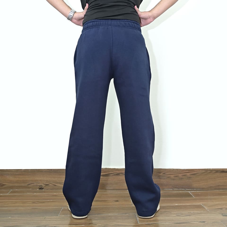 Pleated Baggy Trouser - NavyBlue