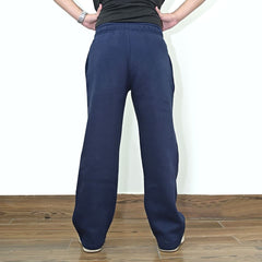 Pleated Baggy Trouser - NavyBlue