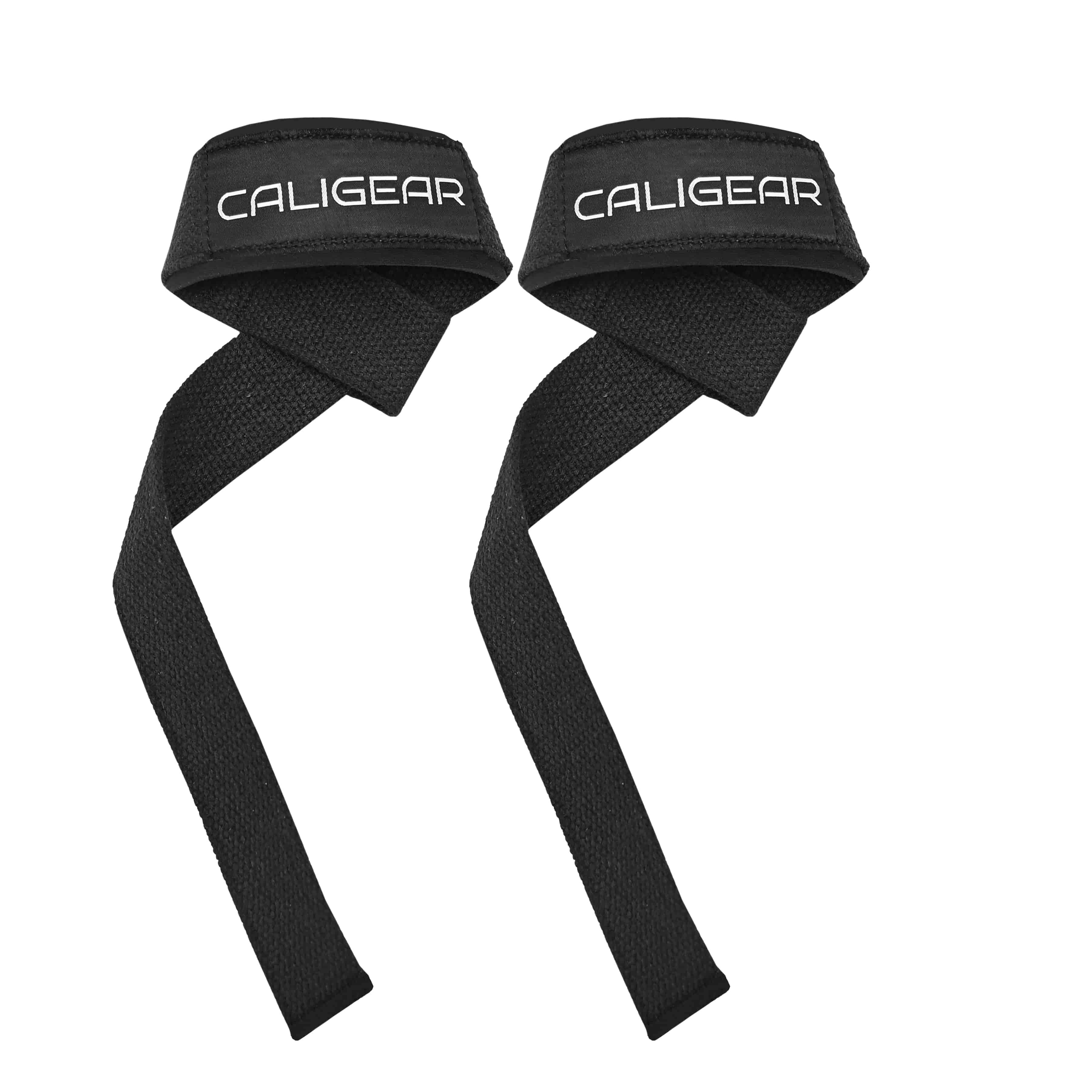 LIFTING STRAPS | PREMIUM PADDED WEIGHTLIFTING STRAPS - BLACK