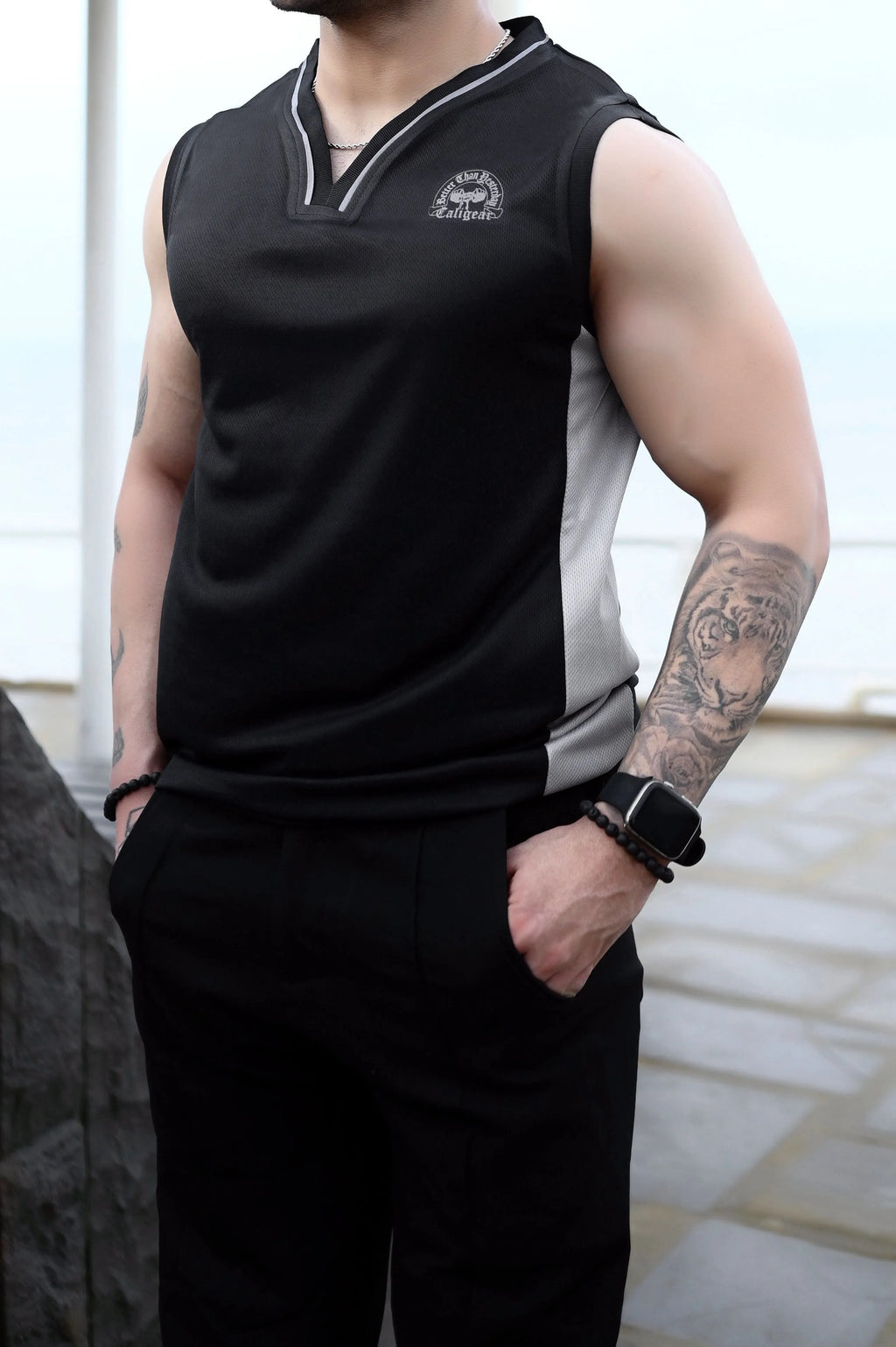 MESH TANK - BLACK CaliGear