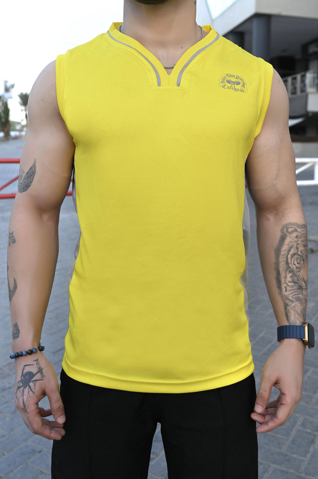 MESH TANK - YELLOW - CaliGear