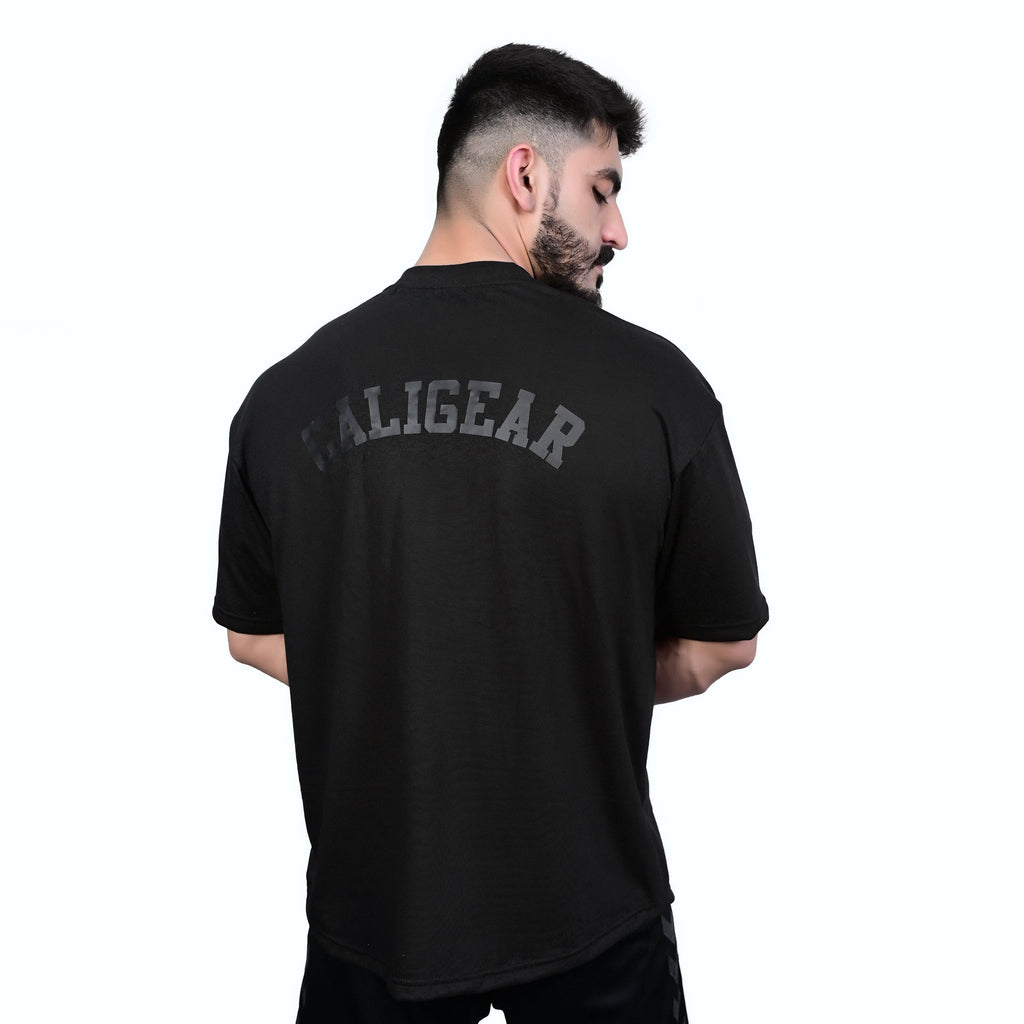 Oversized T-Shirt - Black - CaliGear