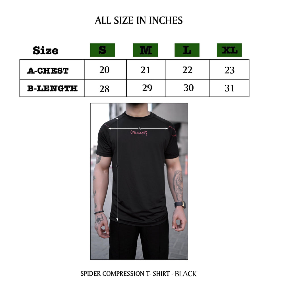 SPIDER COMPRESSION - BLACK - CaliGear