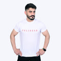 Side Slit T-Shirt - White - CaliGear
