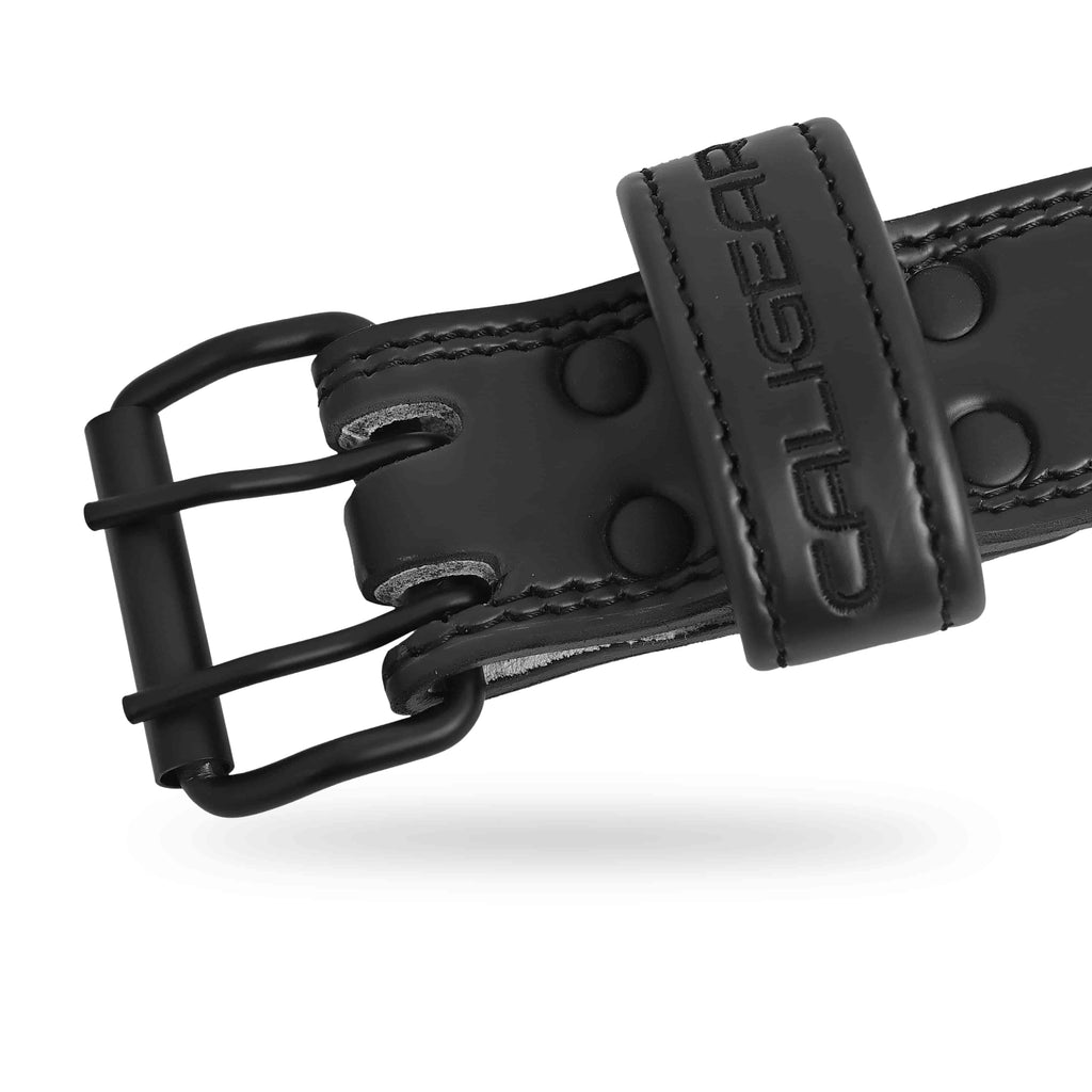 WEIGHTLIFTING PRONG BELT - BLACK - CaliGear