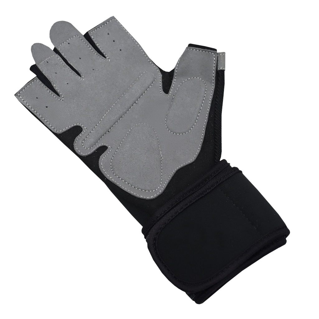 WRAP LIFTING GLOVES-Black - CaliGear